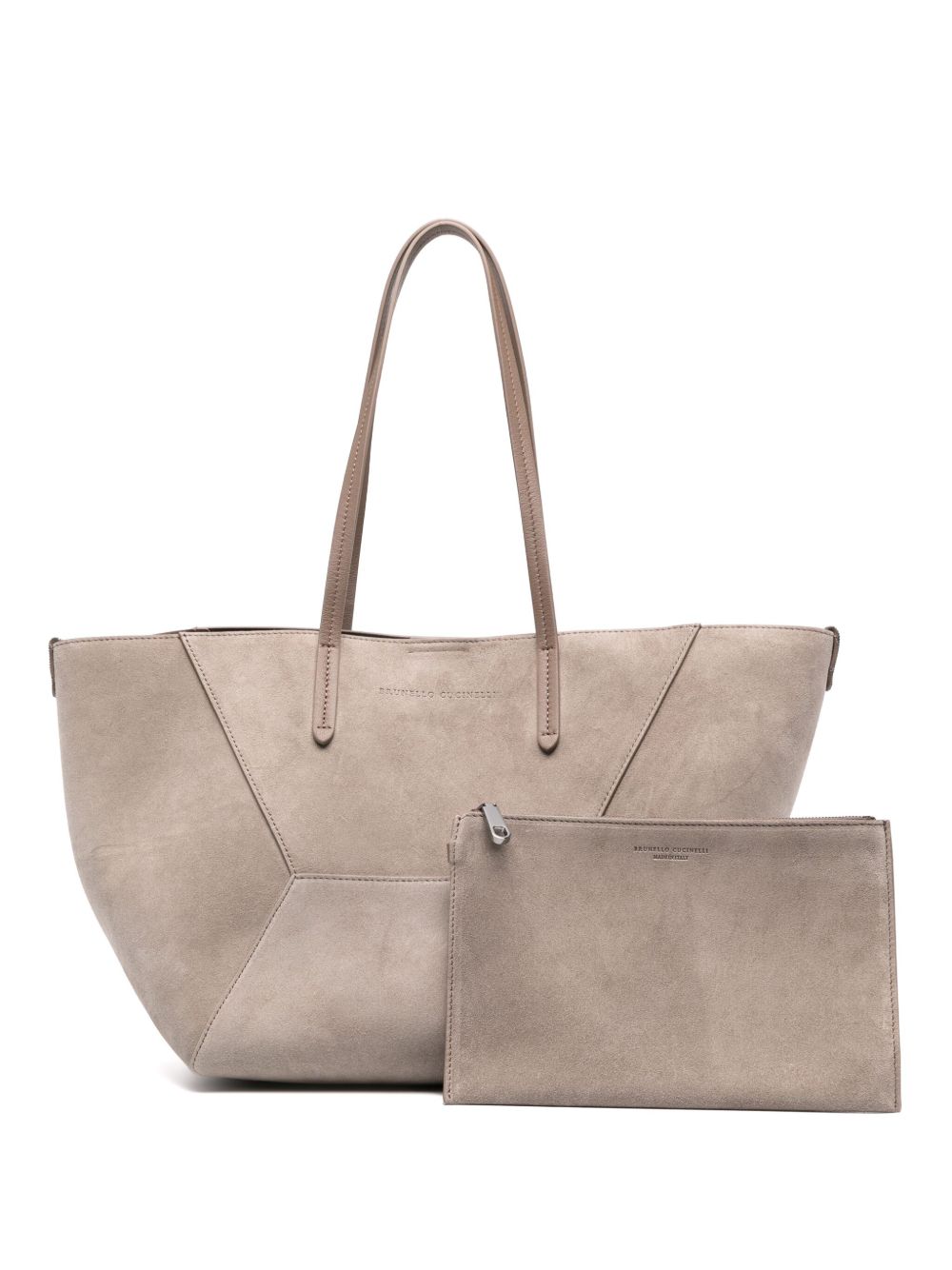 Brunello Cucinelli small BC Duo suede bag Women