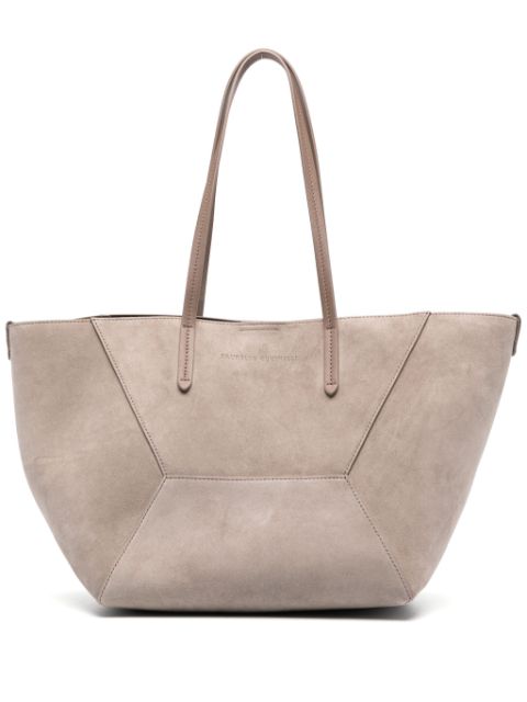 Brunello Cucinelli small BC Duo suede bag Women