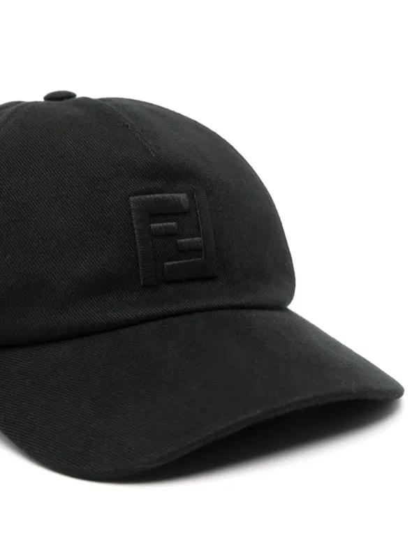 FENDI FF motif Baseball Cap Black FARFETCH IE