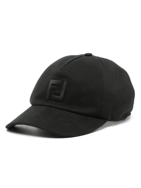 FENDI FF motif Baseball Cap Black FARFETCH IE