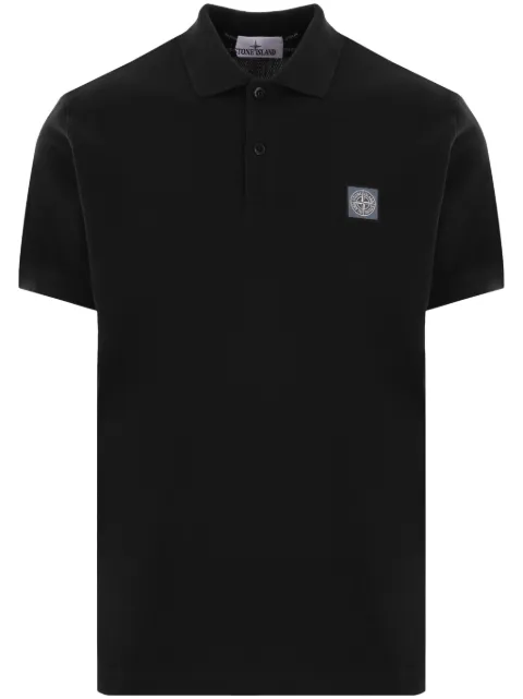 Stone Island polo à patch logo