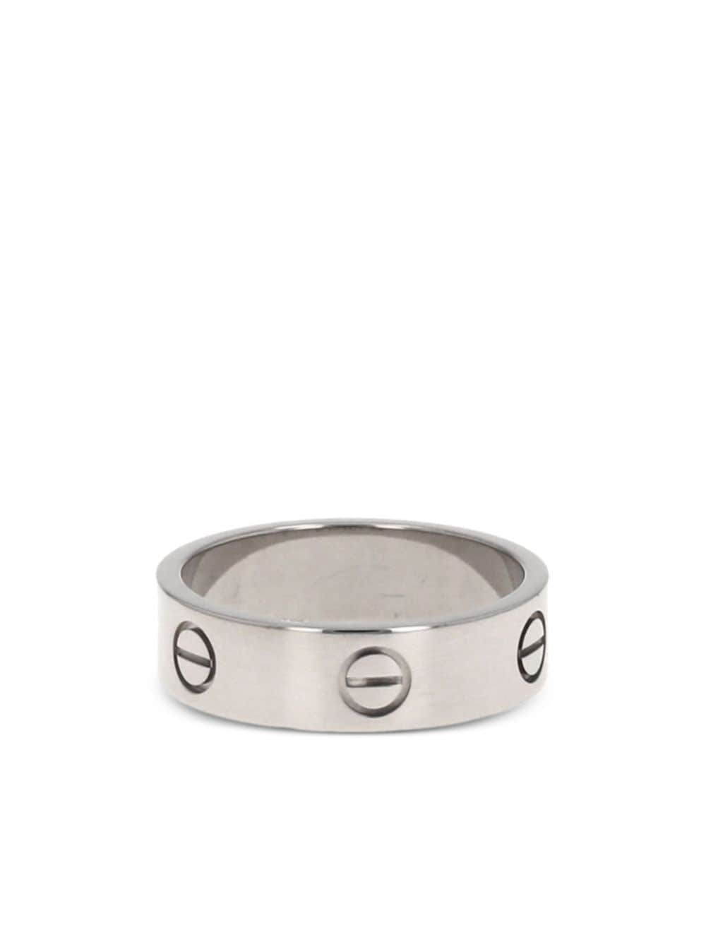 Cartier 18kt witgouden Love ring - Zilver