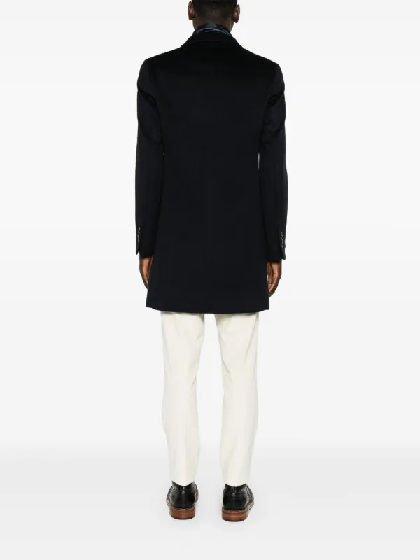【送料&関税込】Herno Padded-collar Single-breasted Long Sle Herno Padded-Collar Single-Breasted Long Sleeved Coat