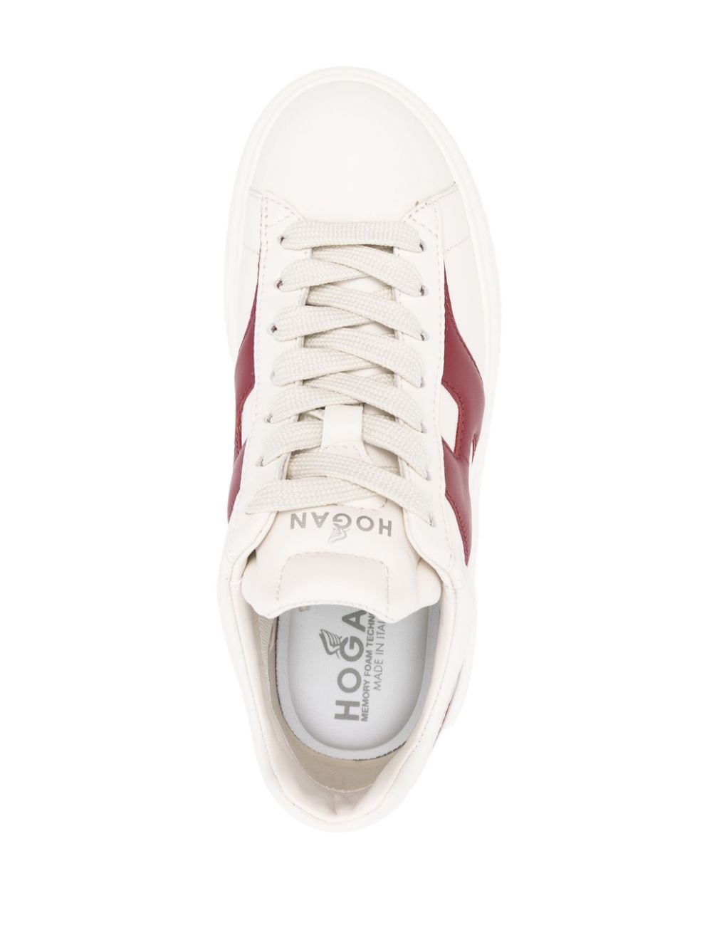 Hogan Sneakers met logo-applicatie Beige