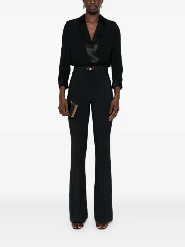 Elisabetta Franchi Combined Jumpsuit Black FARFETCH SA