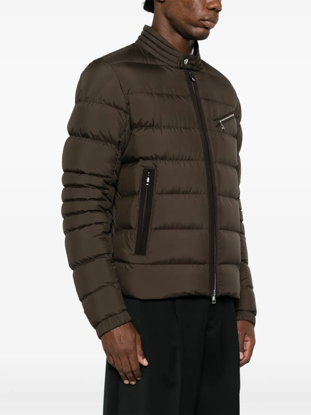 Moncler Souillet gewatteerd jack Bruin