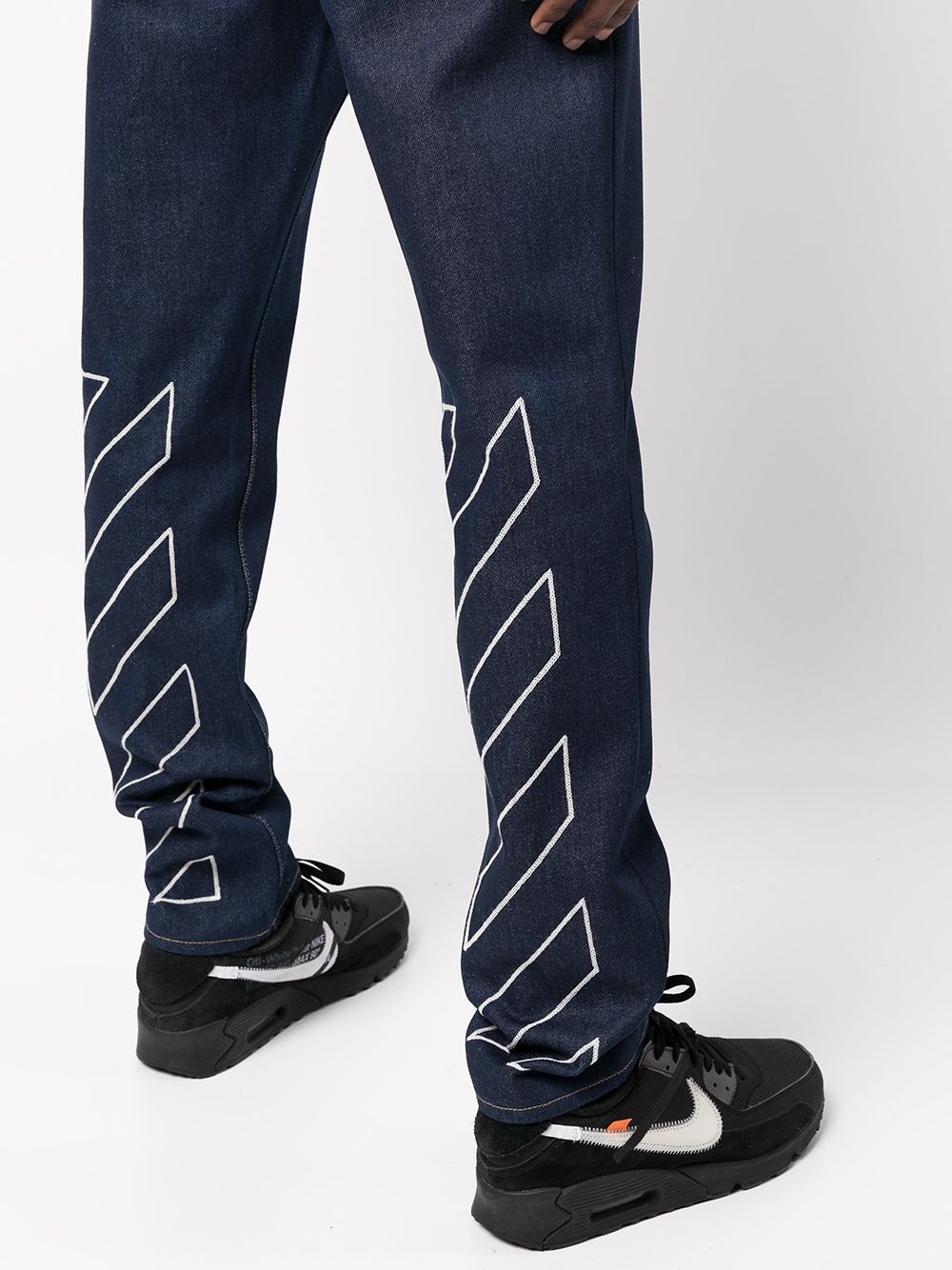 Off-White Diag slim-fit jeans Men