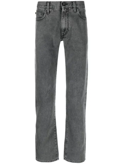 Off-White faded straight-leg jeans