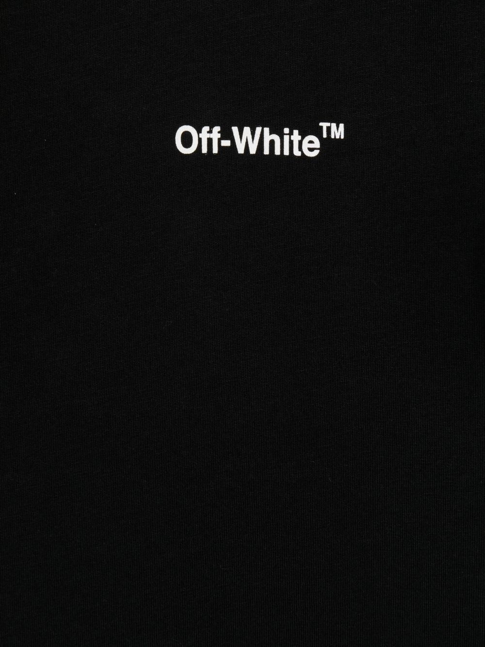 Off-White Kids T-shirt met logoprint Zwart