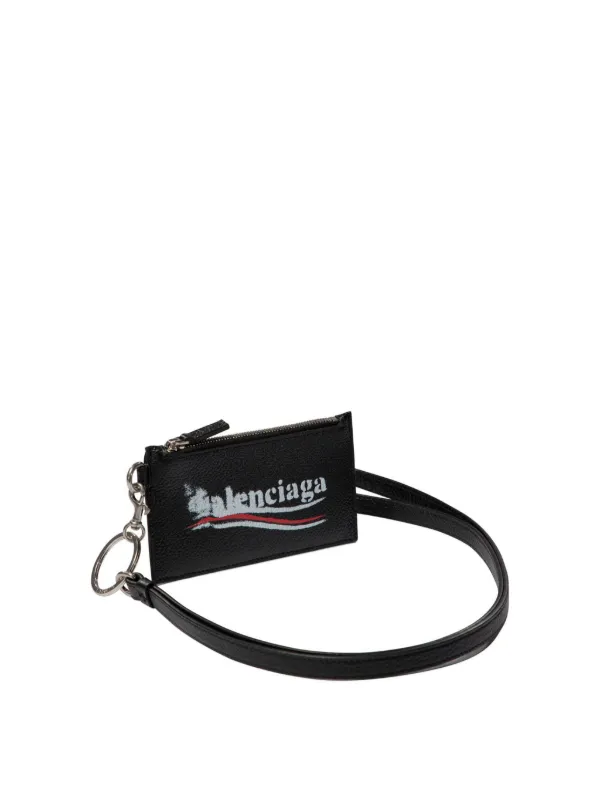 Balenciaga カードケース キーホルダー | ブラック | FARFETCH JP
