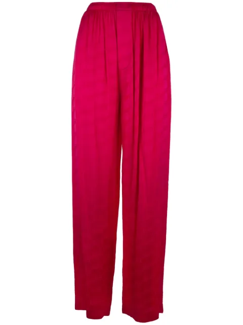 Balenciaga pleated straight-leg trousers