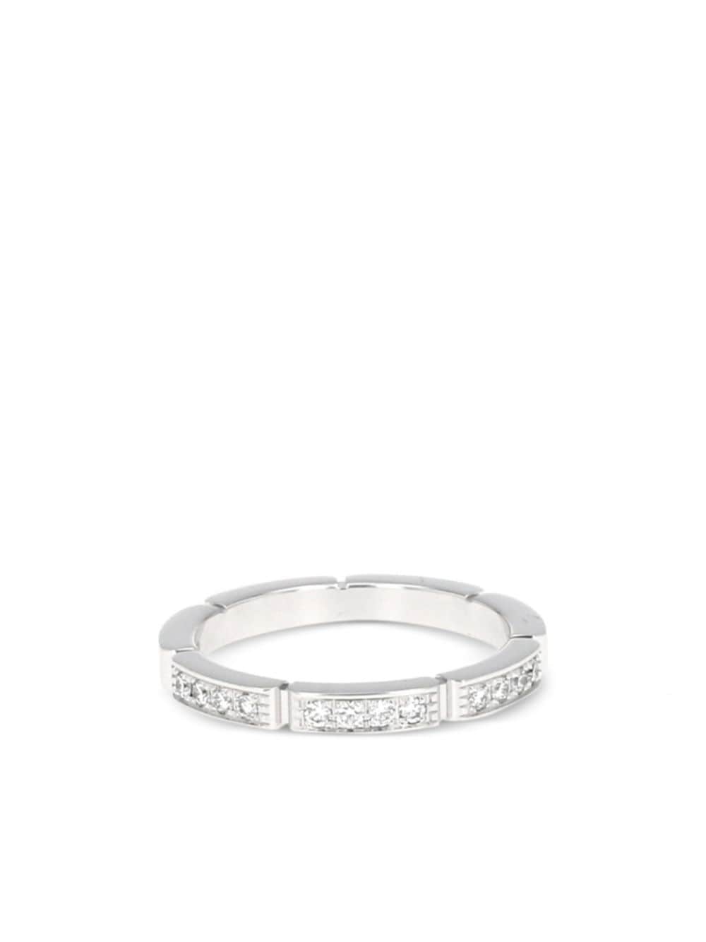 Cartier 18kt white gold Maillon Panthère wedding ring - Zilver