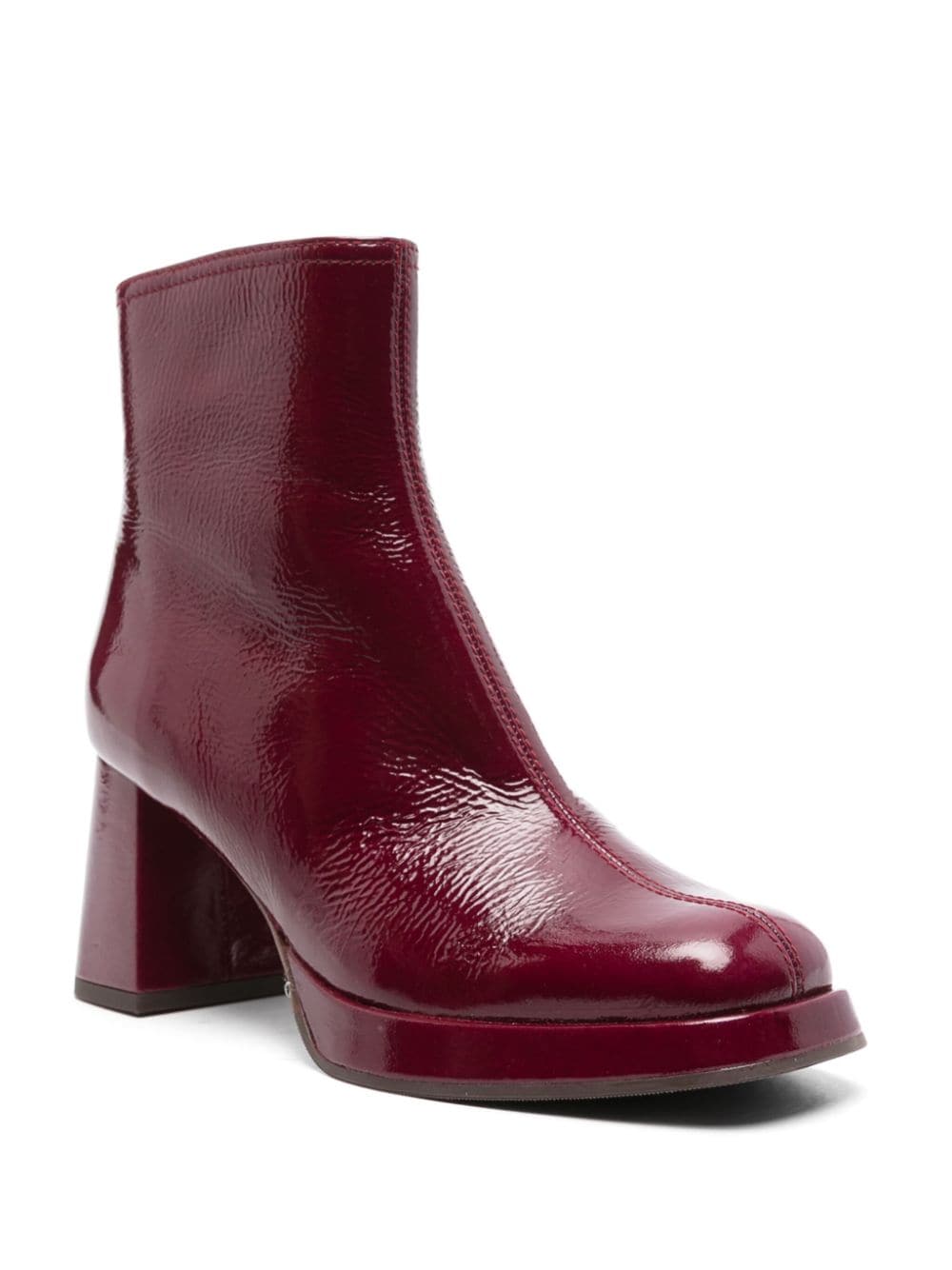 Chie Mihara Kentin 80mm leather ankle boots - Rood