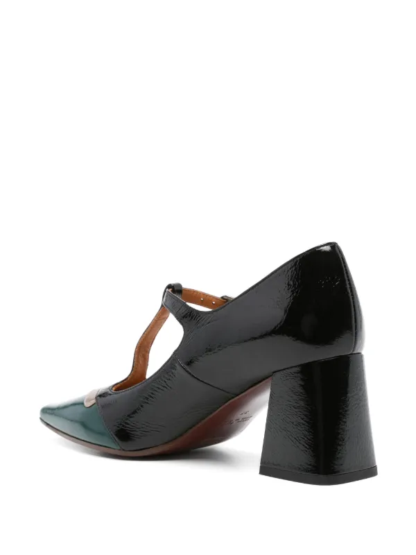 Chie Mihara Aumi 70mm エナメルレザー パンプス | ブラック | FARFETCH JP