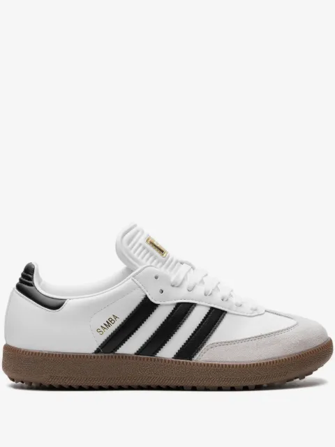 adidas Samba Golf "Cloud White/Core Black/Gum" golf shoes