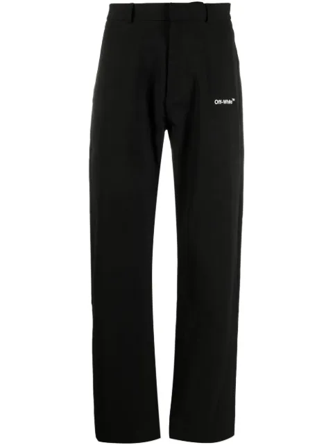 Off-White Arrows-print straight-leg trousers