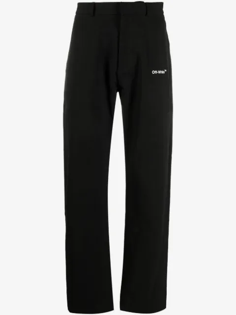 Off-White Arrows-print straight-leg trousers