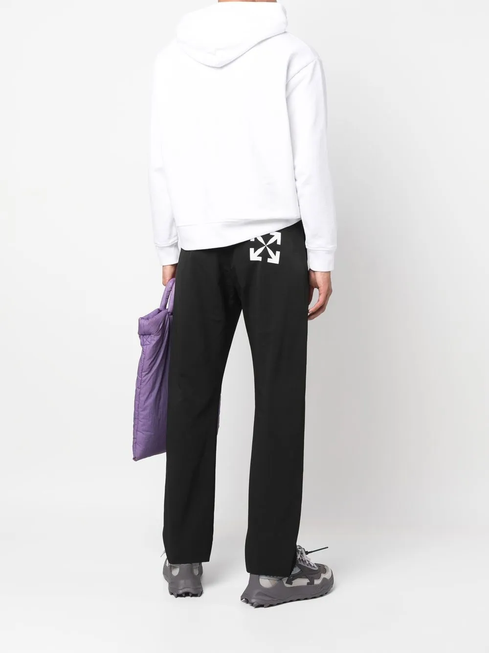 Off-White Straight broek Zwart