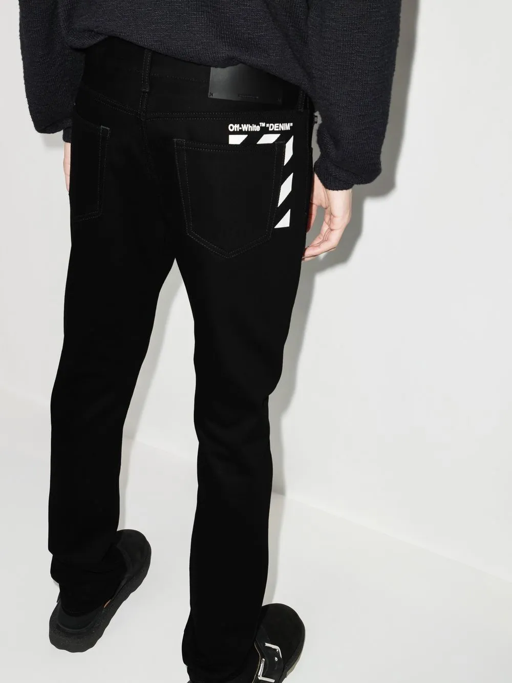 Off-White Straight jeans Zwart