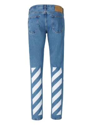 Off-White Slim-Fit Jeans for Men - Farfetch