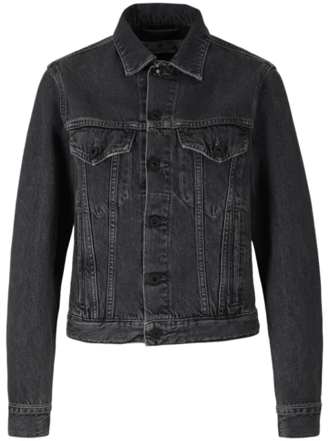 Off-White veste en jean à patch logo au dos