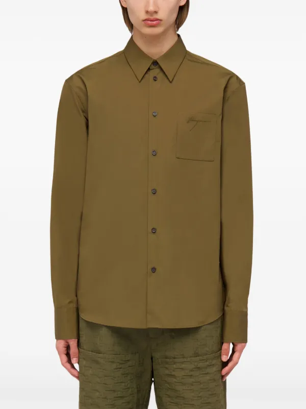 Ferragamo ロングスリーブ シャツ | グリーン | FARFETCH JP