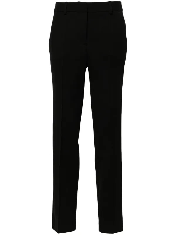 ショートパンツ PAROSH Women Straight Pants D210583CELEBRITY 013 black P.A.R.O.S.H. straight-leg Trousers | Black | FARFETCH