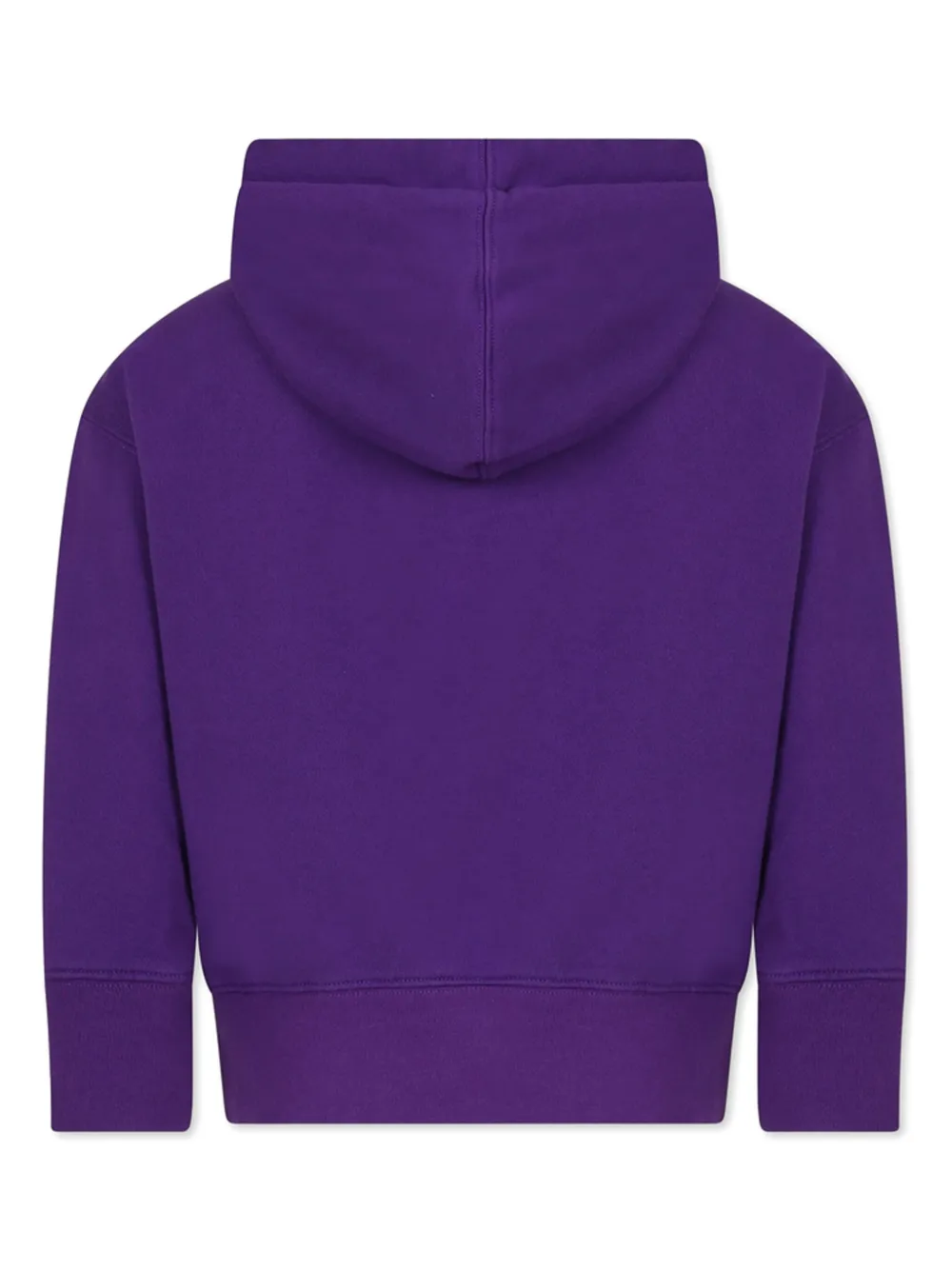 Palm Angels Kids Hoodie met logoprint Paars