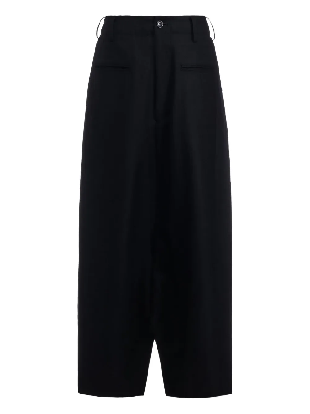 Yohji Yamamoto belt-loops trousers | Black | Image 1