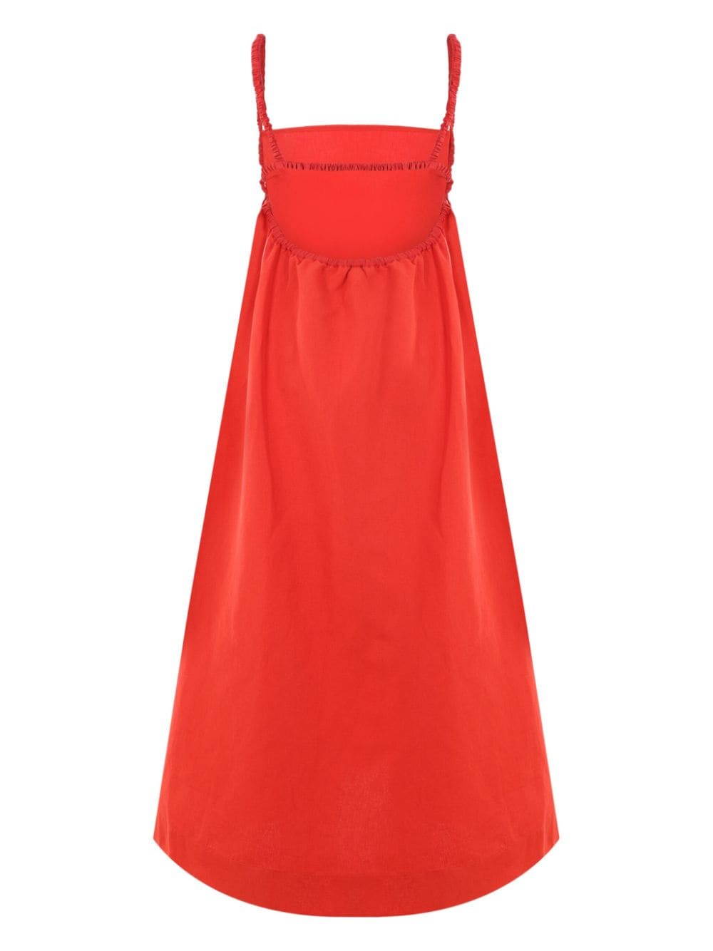 Molly Goddard Reggie midi dress - Rood