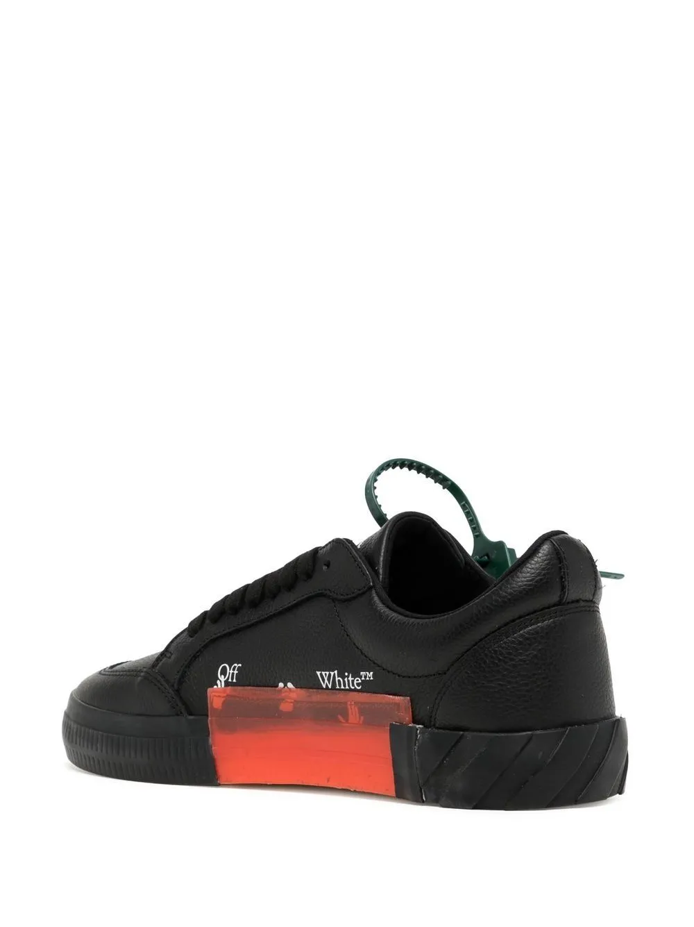 Off-white Vulcanized Low-top Sneakers In 1010 Black Black