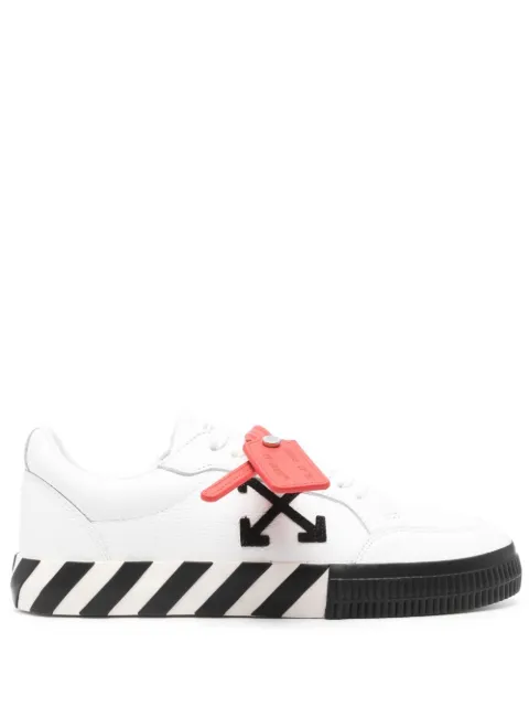 Off-White baskets Vulcanized en cuir