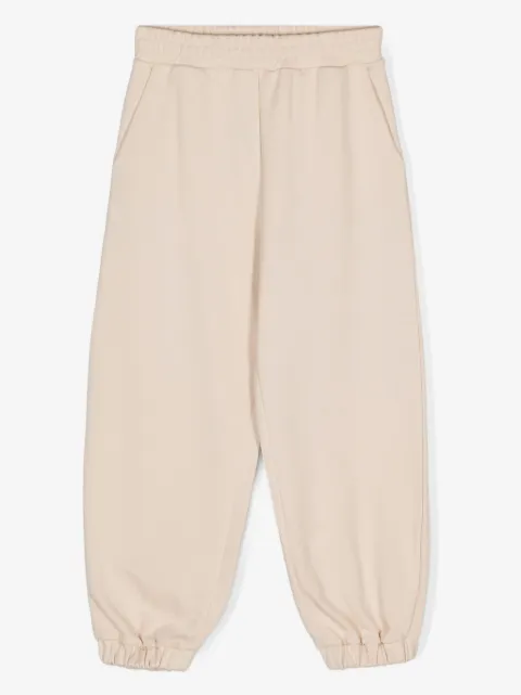 Fendi Kids pants con aplique del logo