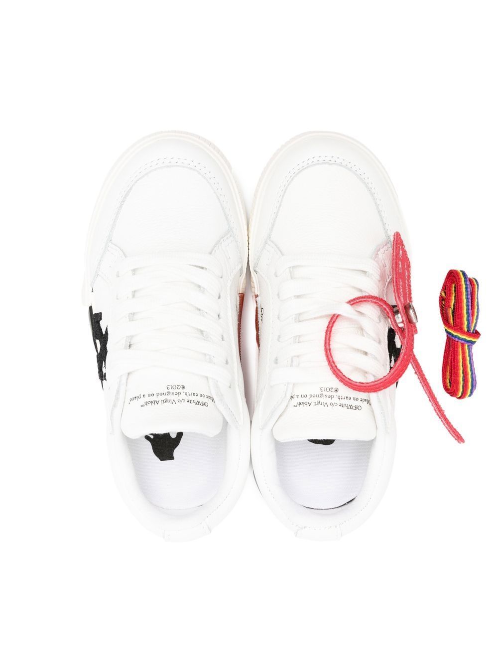 Off-White Kids Vulcanized lace-up sneakers