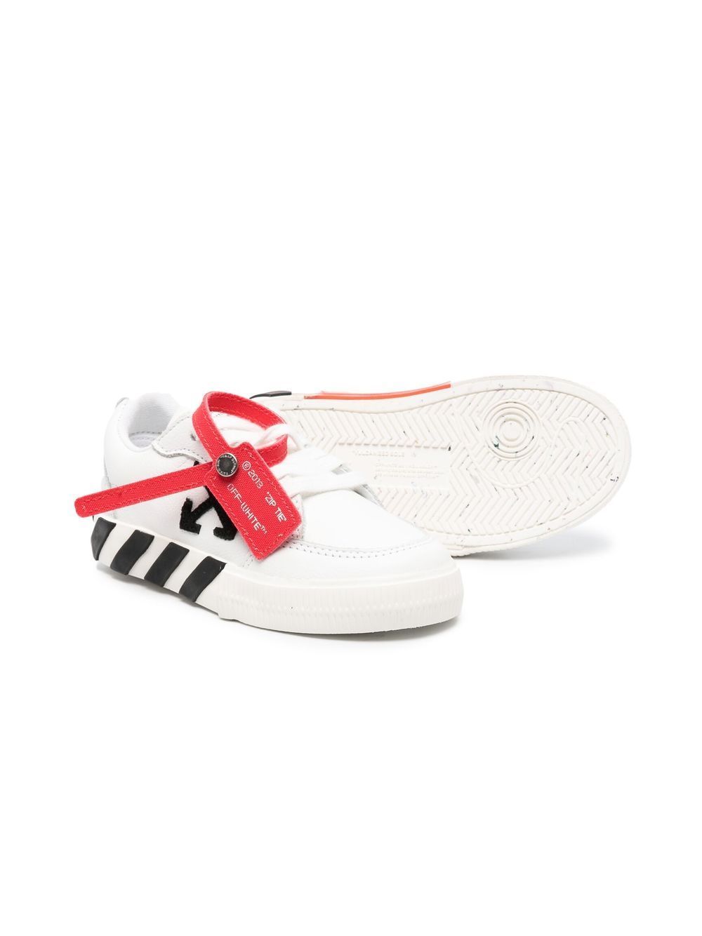 Off-White Kids Vulcanized lace-up sneakers