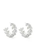 Magda Butrym crystal drop earrings - Silver