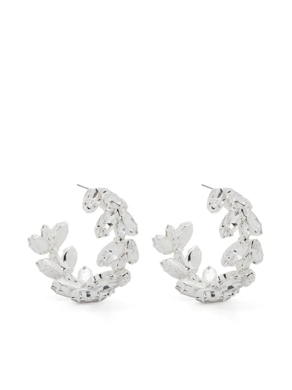 アクセサリーその他 MAGDA BUTRYM Woman Jewel Silver 704425 SILVER Magda Butrym Crystal Drop Earrings | Silver | FARFETCH