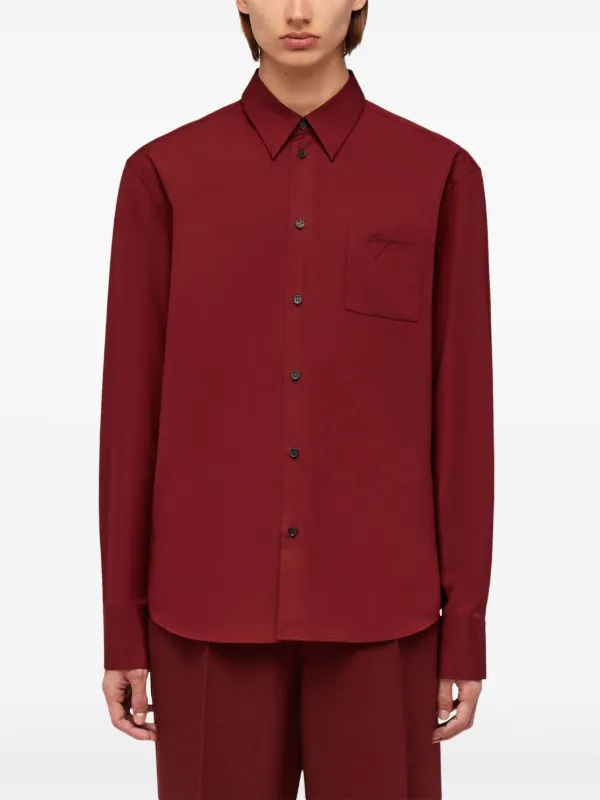 【送料&関税込】Ferragamo Long Sleeve Top Ferragamo Jersey long-sleeve Shirt | Grey | FARFETCH