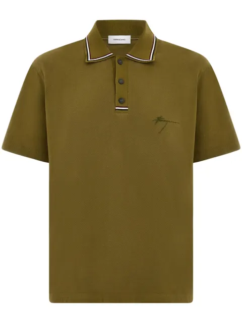 Ferragamo polo à manches courtes