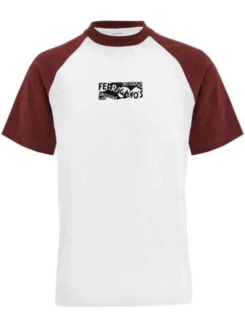 Ferragamo playera con motivo gráfico