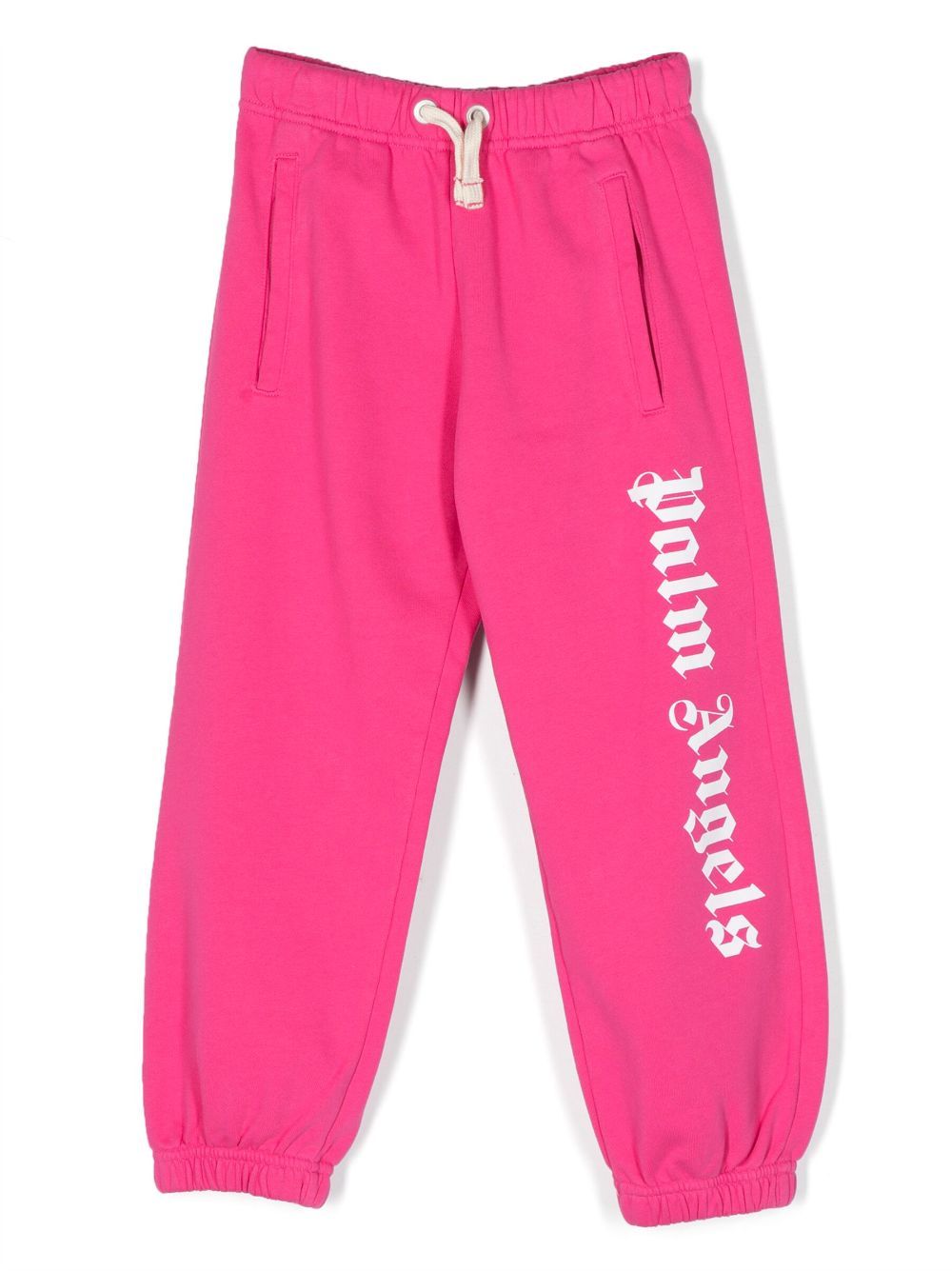 Palm Angels Kids logo-print track pants - Pink