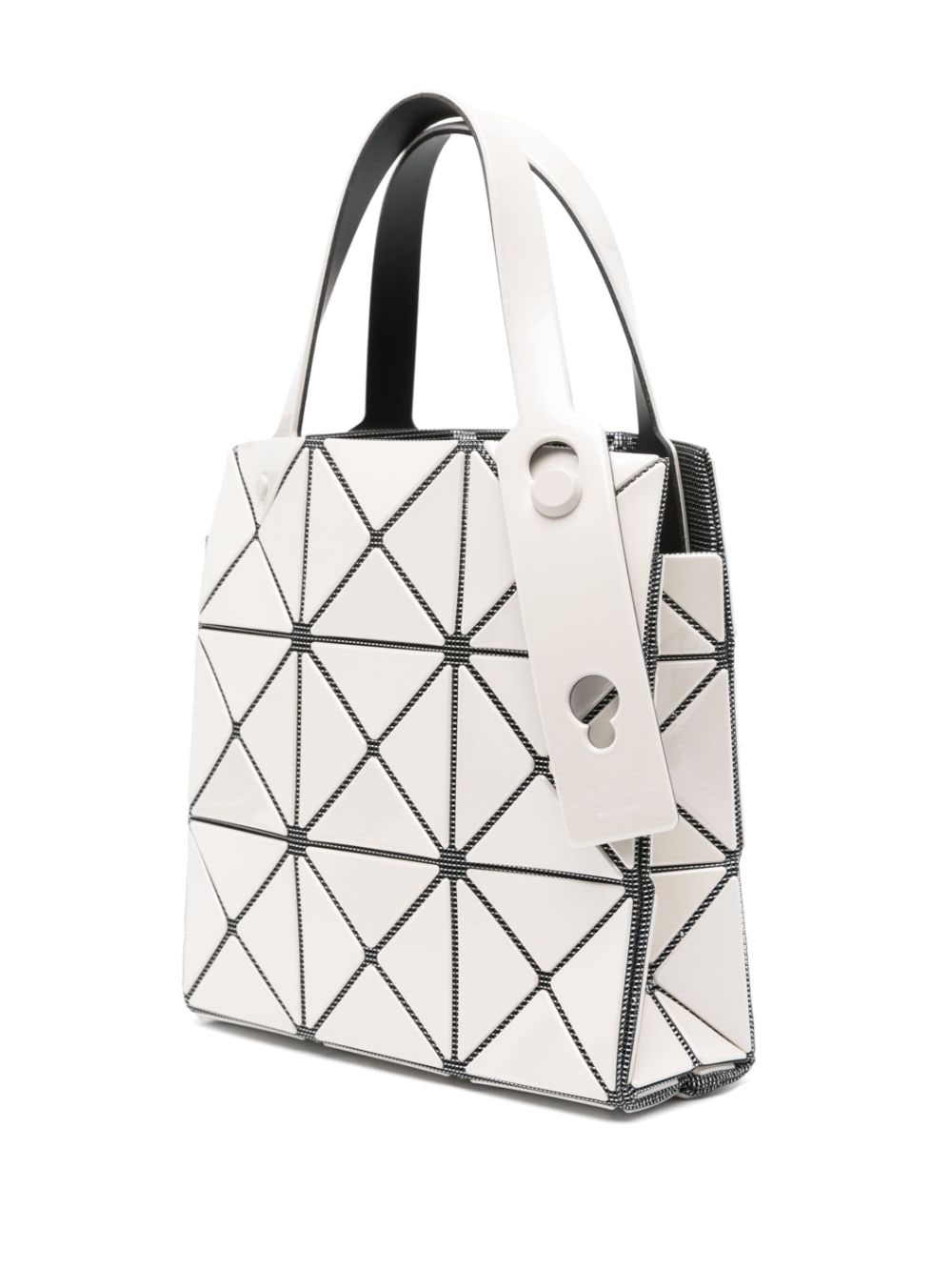 Shop Bao Bao Issey Miyake Mini Carat Tote Bag In Neutrals