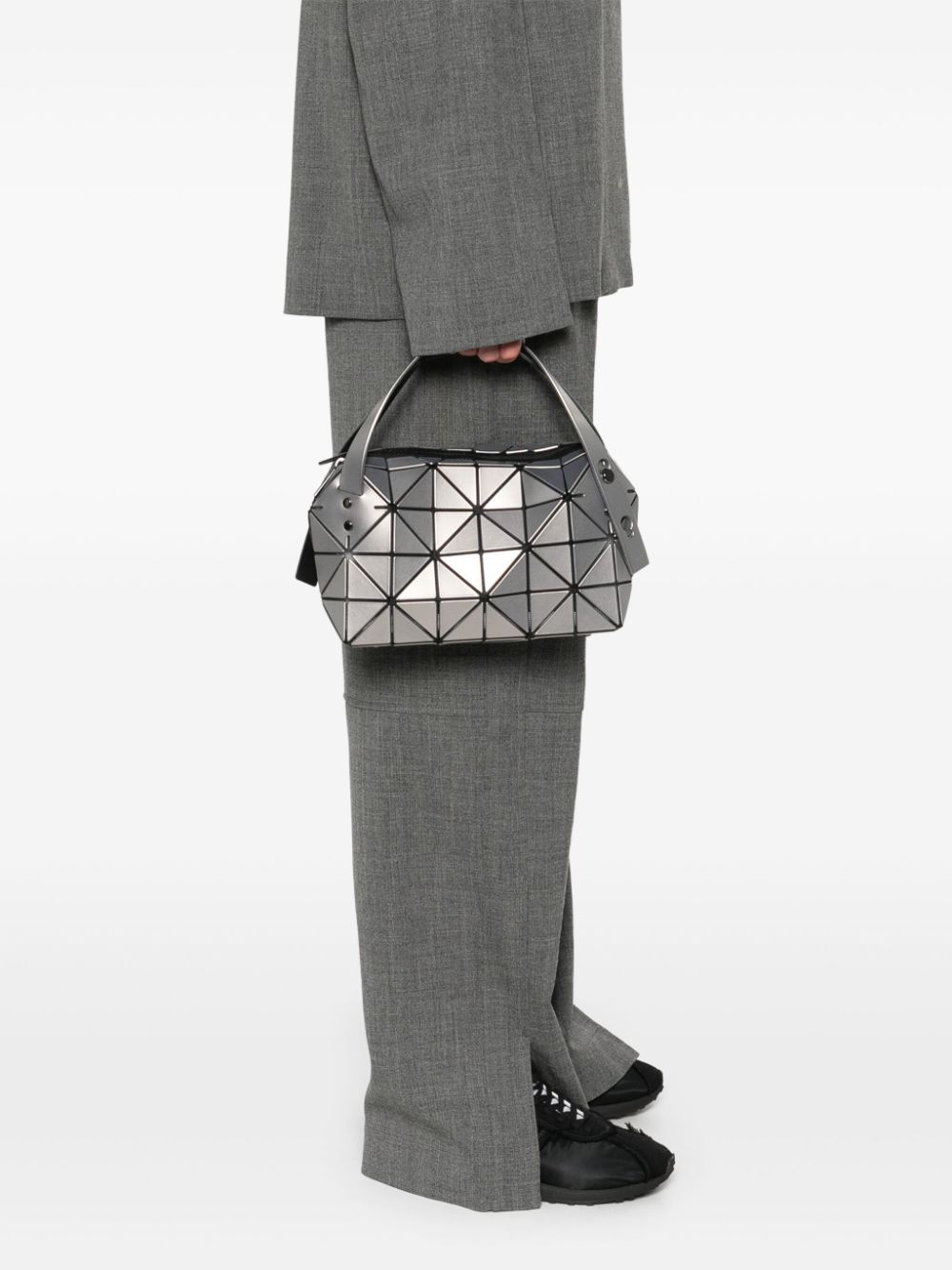 Bao Bao Issey Miyake medium Boston tote bag - Zilver