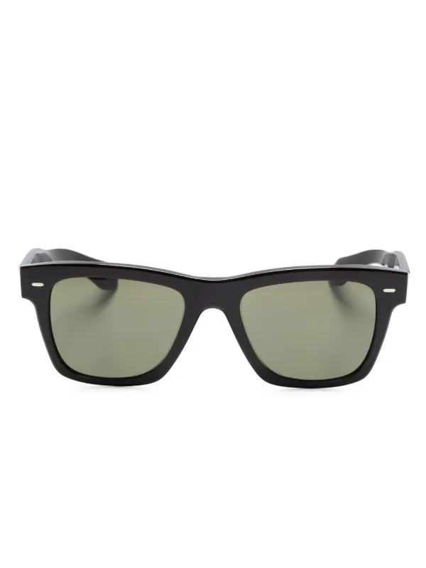 Oliver Peoples N. 04 Sun スクエアフレーム サングラス | ブラウン