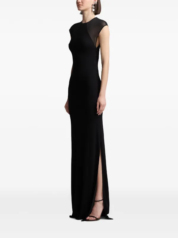 Ralph lauren black maxi dress best sale