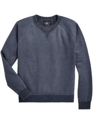 Ralph Lauren RRL トレーナー Ralph Lauren RRL crew-neck Cotton Sweater | Blue | FARFETCH