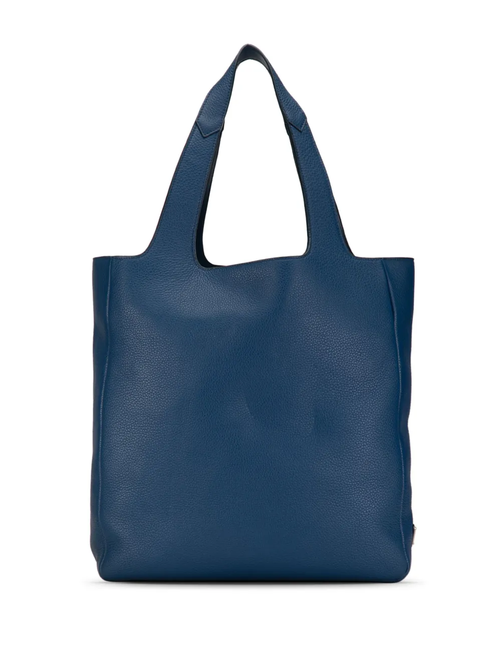 Prada Pre-Owned 2013-2023 Vitello Daino shopper met logo-reliëf - Blauw