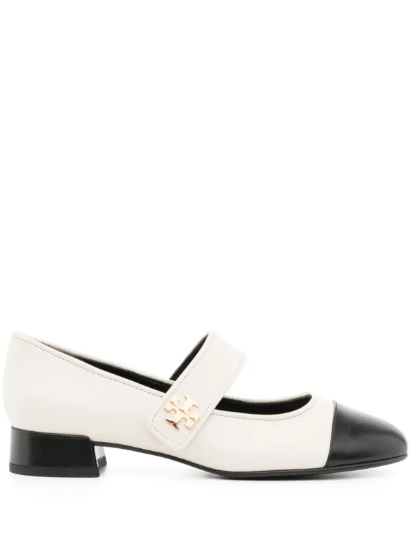Tory Burch Mary Jane Ballet Shoes in Neutrals