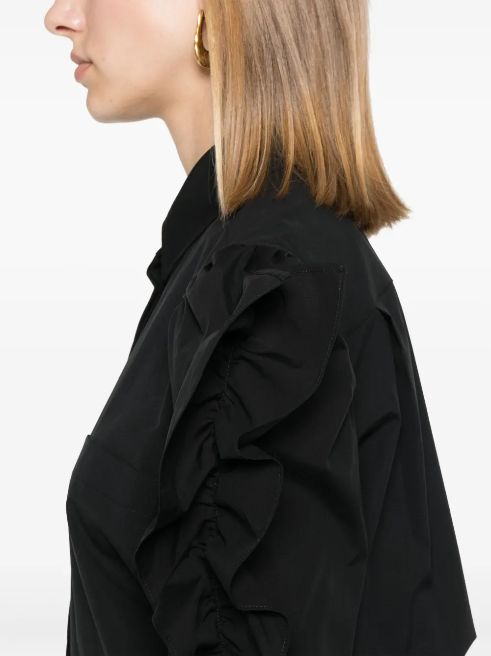 Max Mara Pleiadi blouse Zwart