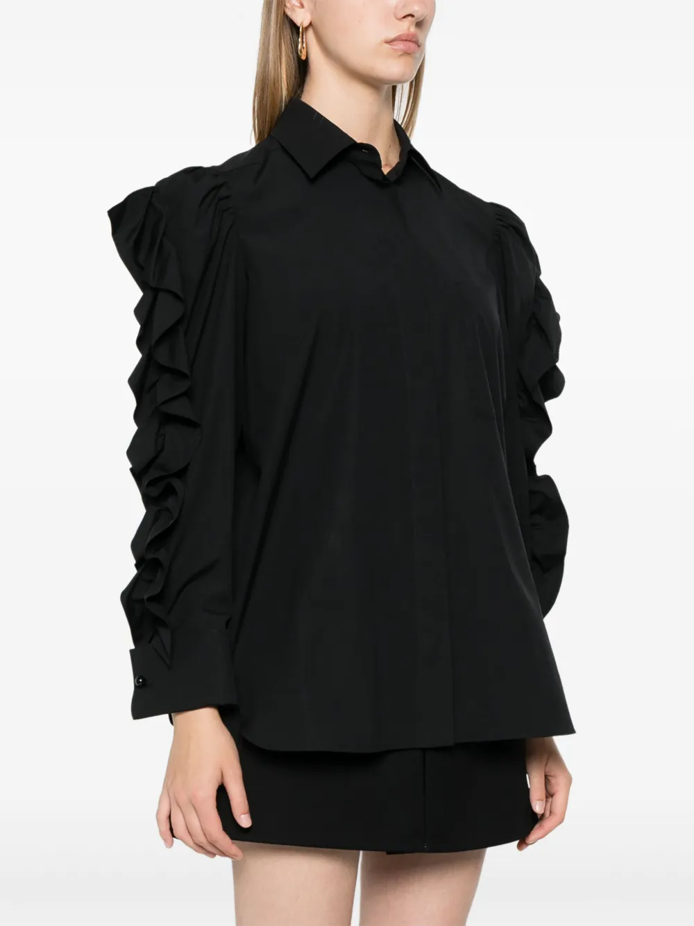 Max Mara Pleiadi blouse Zwart
